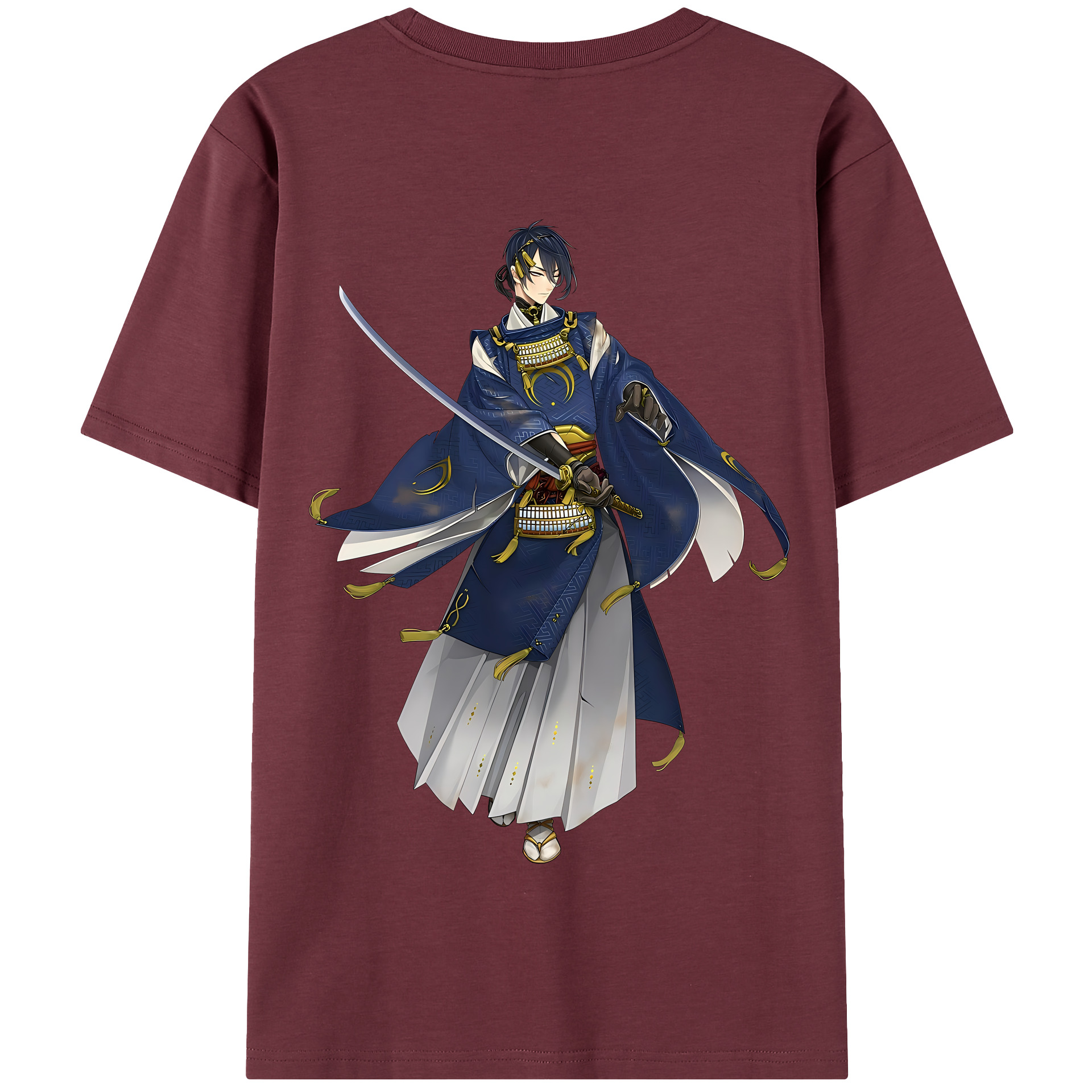（画像用） 刀剣乱舞 Touken Ranbu 綿100％半袖Tシャツ（背面プリント）